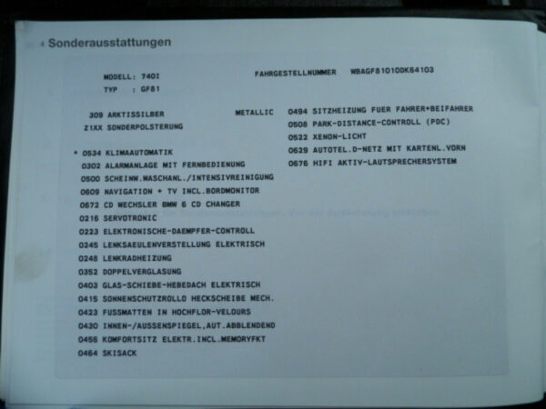 BMW 740i A