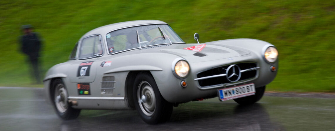 Merceds in den Österreichischen Alpen